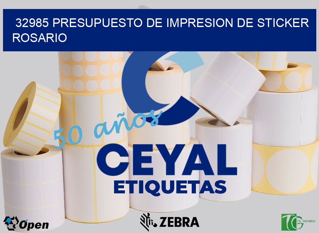 32985 PRESUPUESTO DE IMPRESION DE STICKER ROSARIO