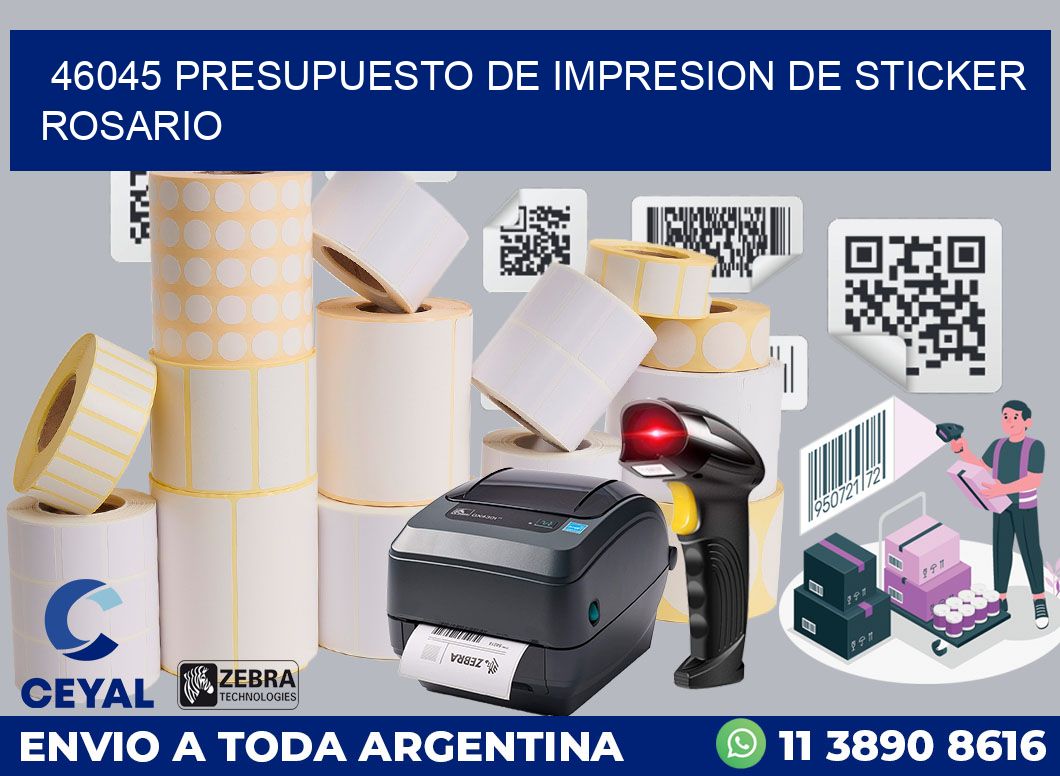 46045 PRESUPUESTO DE IMPRESION DE STICKER ROSARIO