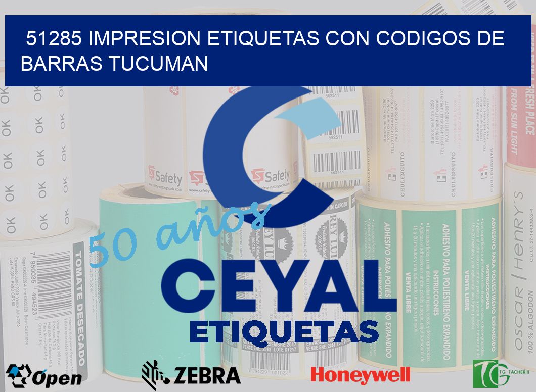 51285 IMPRESION ETIQUETAS CON CODIGOS DE BARRAS TUCUMAN