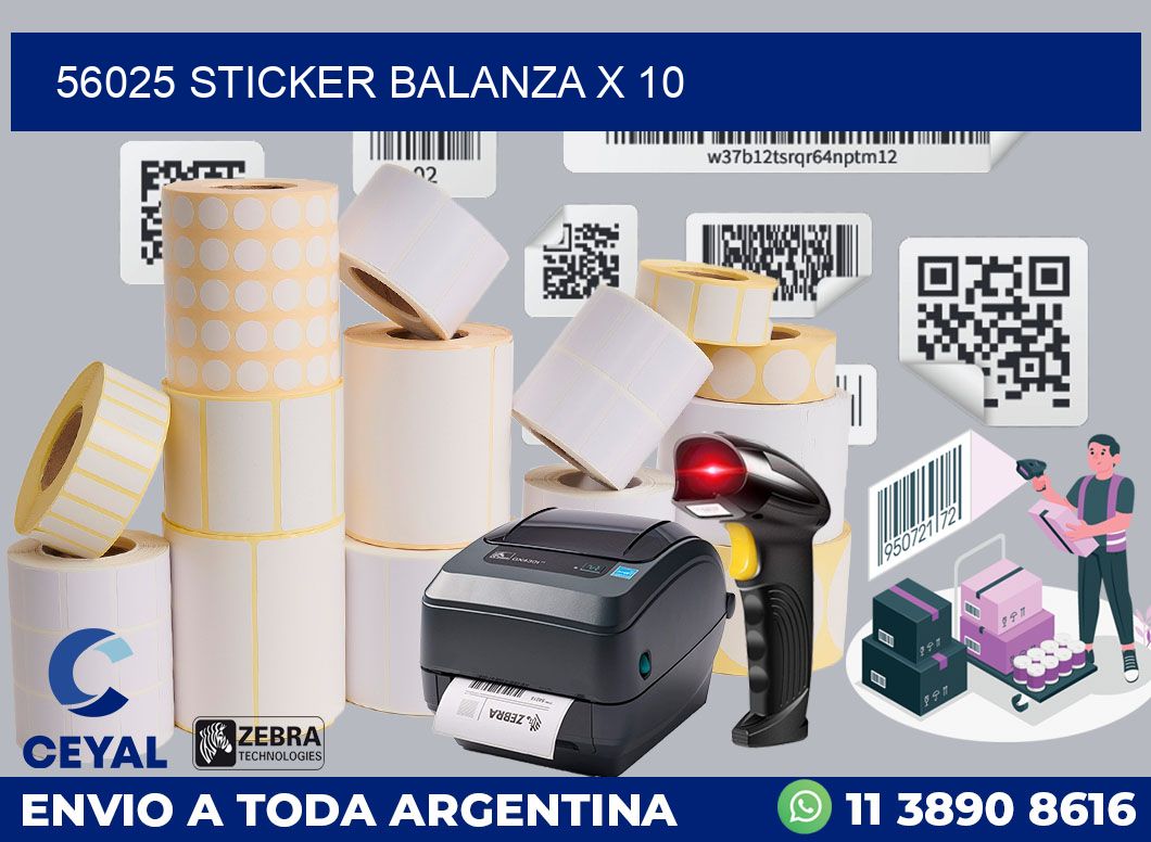 56025 sticker balanza x 10