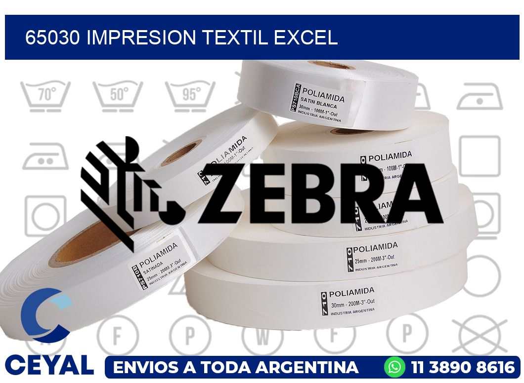 65030 IMPRESION TEXTIL EXCEL