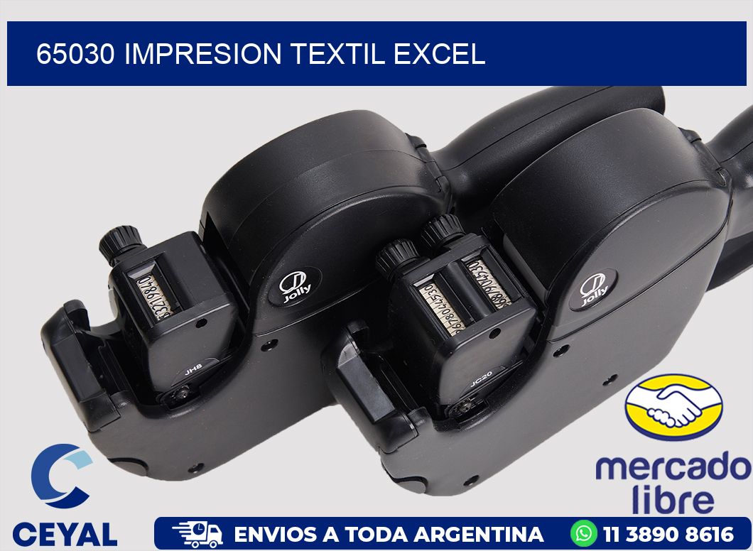 65030 IMPRESION TEXTIL EXCEL