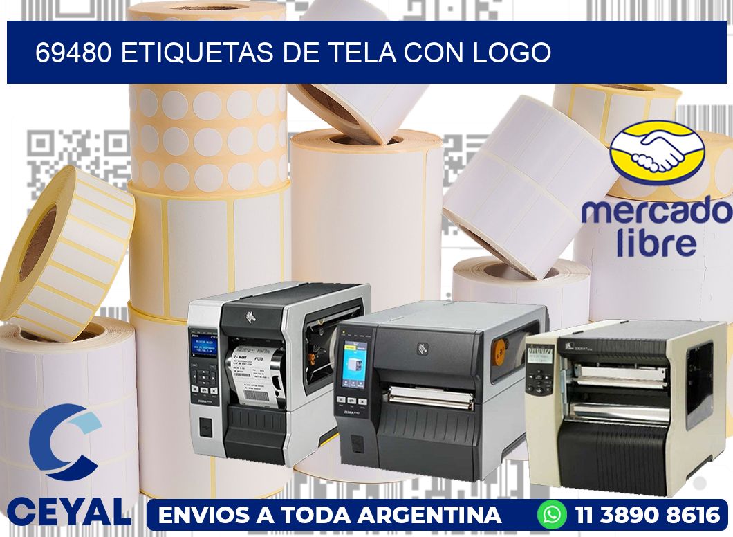 69480 ETIQUETAS DE TELA CON LOGO