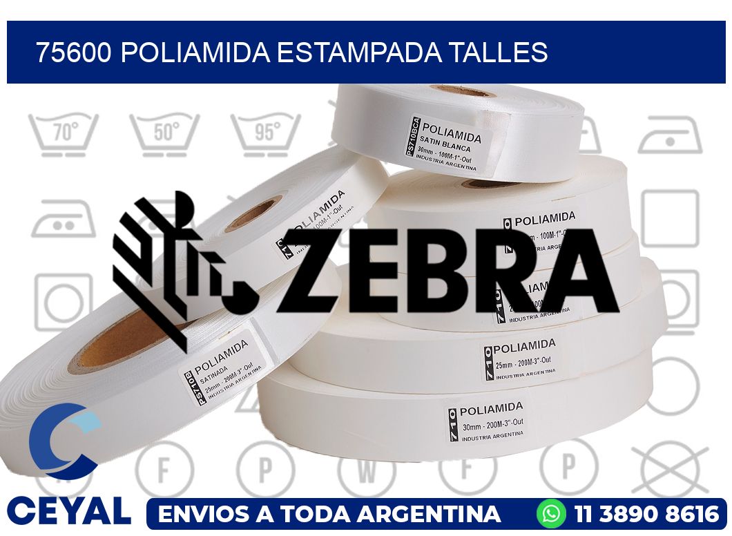 75600 POLIAMIDA ESTAMPADA TALLES
