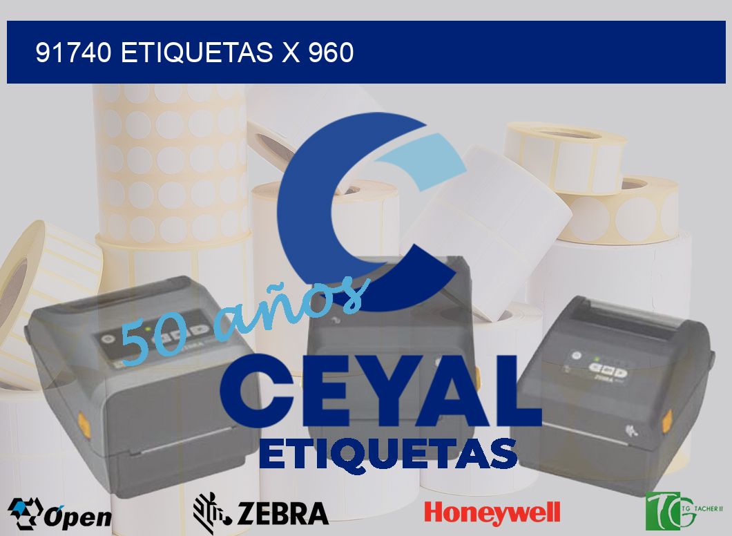 91740 Etiquetas x 960