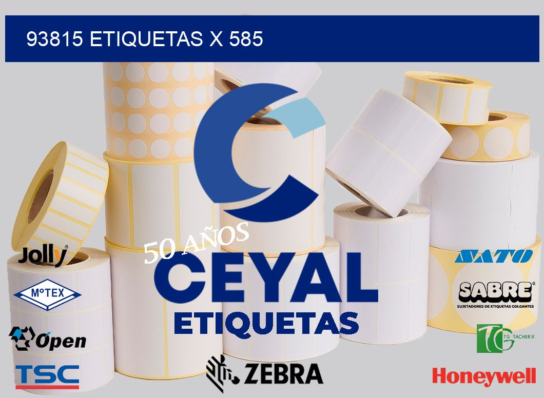 93815 Etiquetas x 585