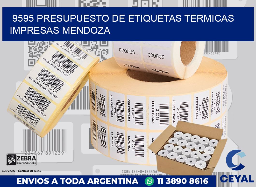 9595 PRESUPUESTO DE ETIQUETAS TERMICAS IMPRESAS MENDOZA