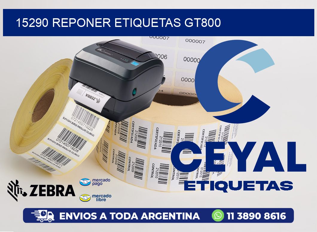 15290 REPONER ETIQUETAS GT800