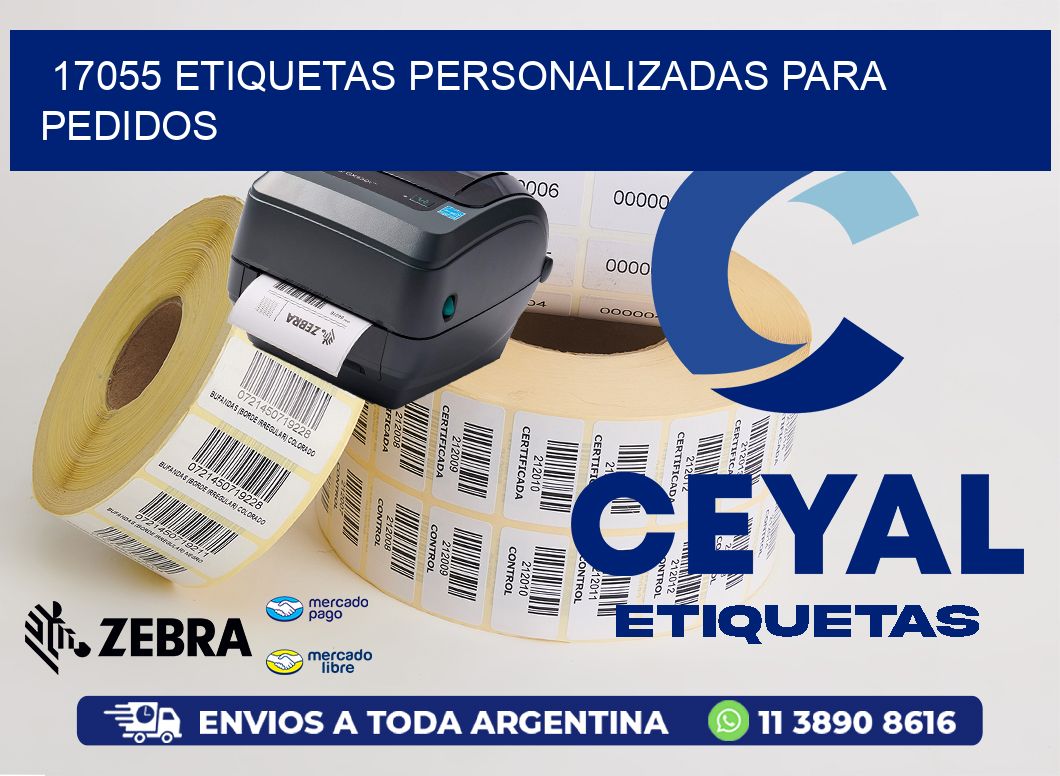 17055 ETIQUETAS PERSONALIZADAS PARA PEDIDOS