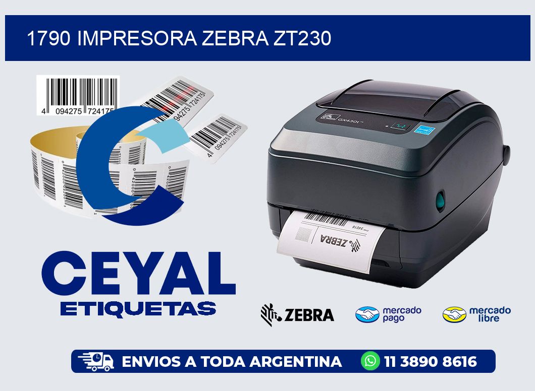 1790 Impresora Zebra ZT230