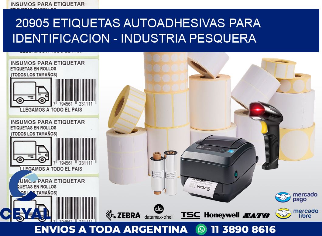 20905 ETIQUETAS AUTOADHESIVAS PARA IDENTIFICACION – INDUSTRIA PESQUERA