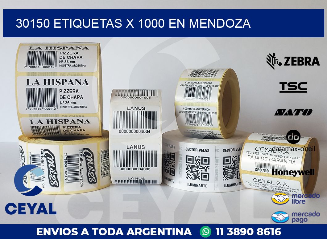 30150 ETIQUETAS X 1000 EN MENDOZA