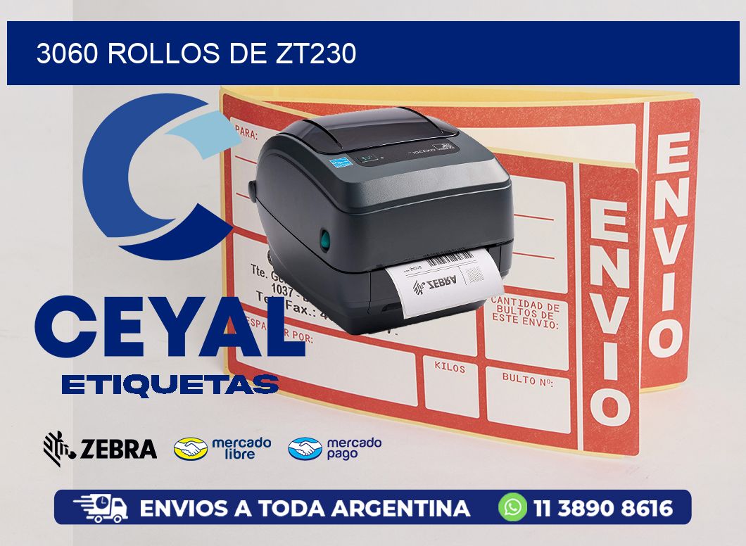 3060 ROLLOS DE ZT230