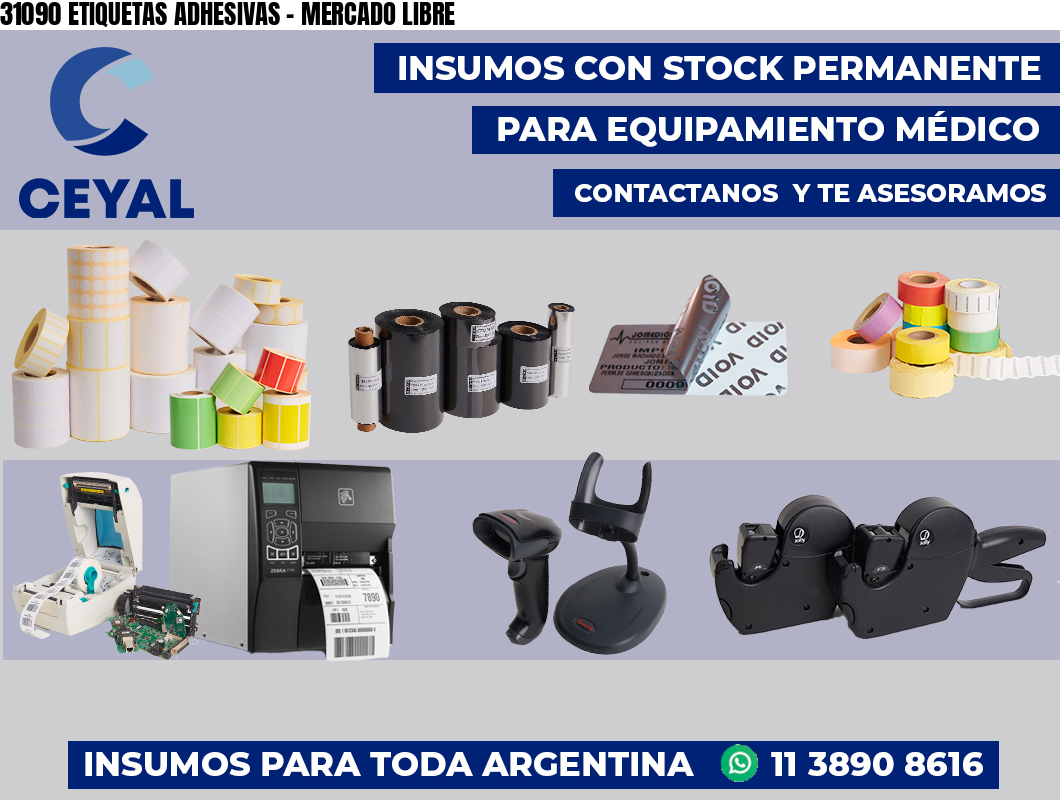 31090 ETIQUETAS ADHESIVAS - MERCADO LIBRE