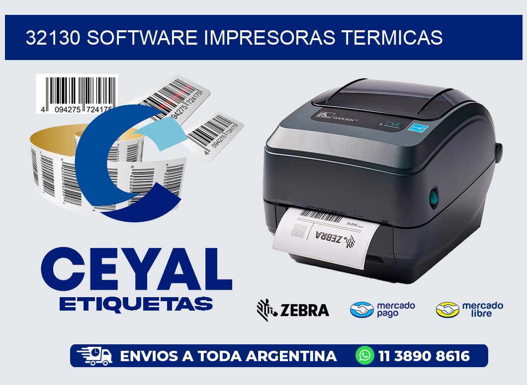 32130 SOFTWARE IMPRESORAS TERMICAS