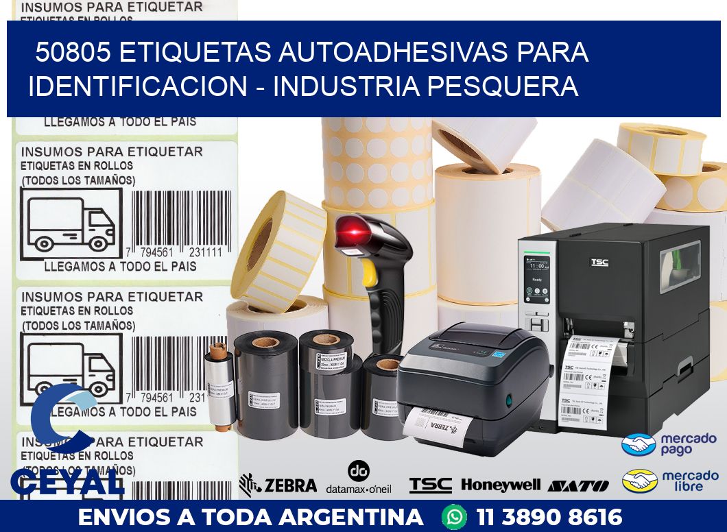 50805 ETIQUETAS AUTOADHESIVAS PARA IDENTIFICACION – INDUSTRIA PESQUERA