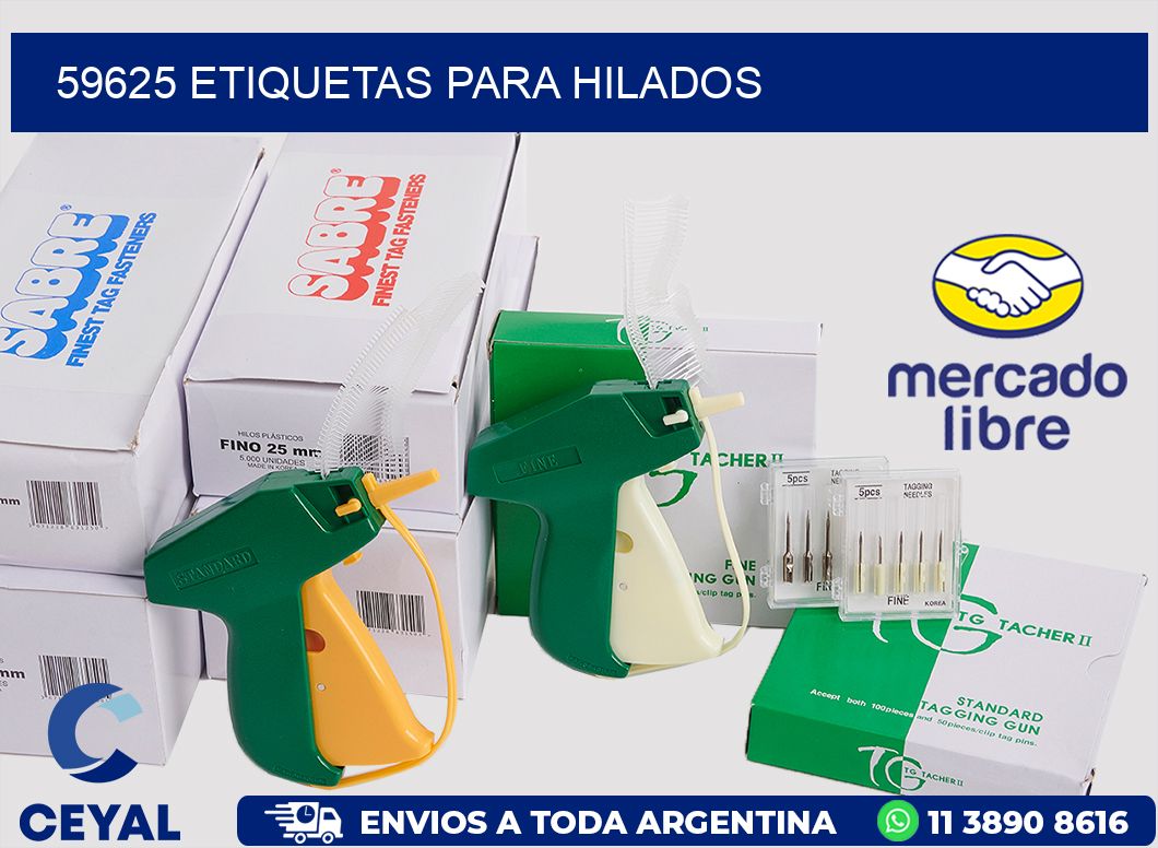 59625 ETIQUETAS PARA HILADOS