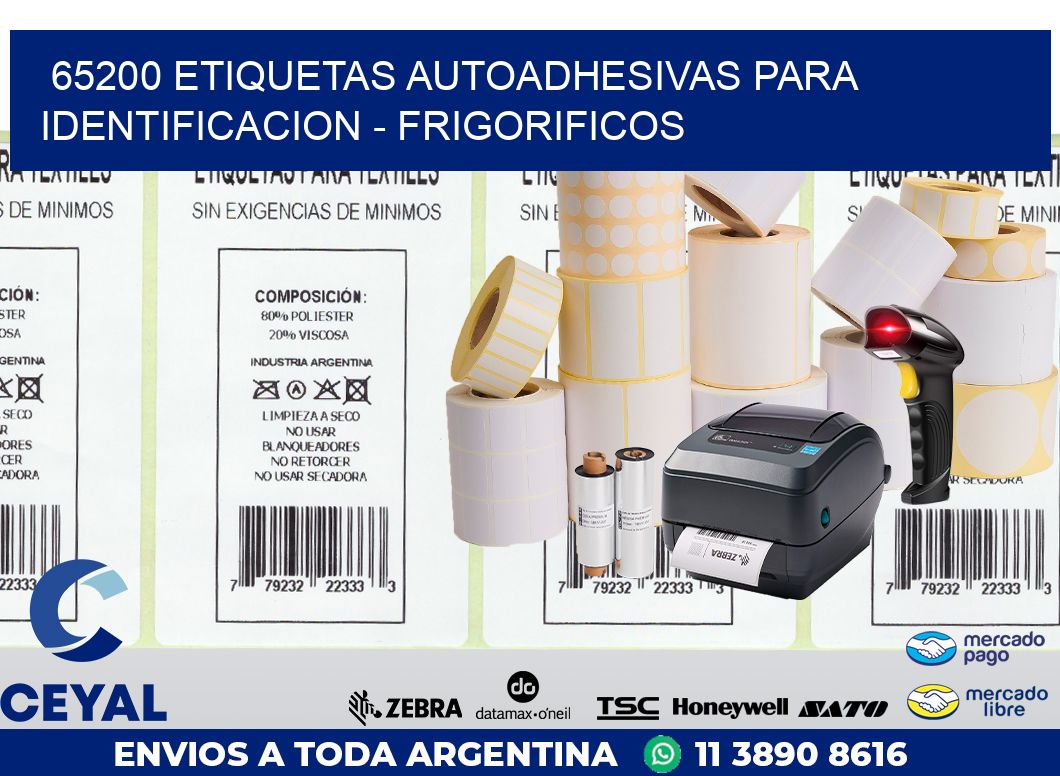 65200 ETIQUETAS AUTOADHESIVAS PARA IDENTIFICACION – FRIGORIFICOS