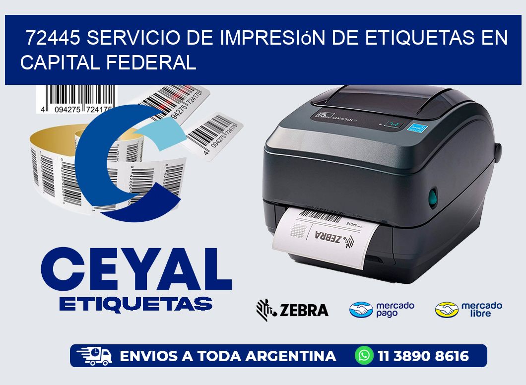 72445 Servicio de Impresión de Etiquetas en Capital Federal