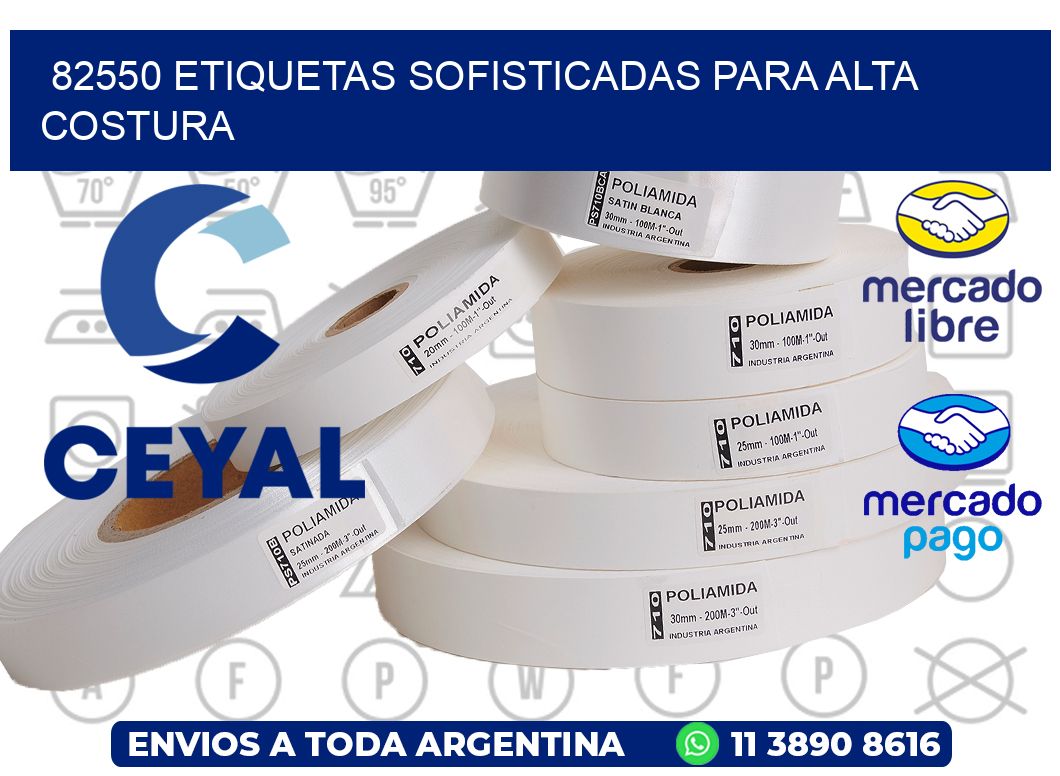 82550 ETIQUETAS SOFISTICADAS PARA ALTA COSTURA