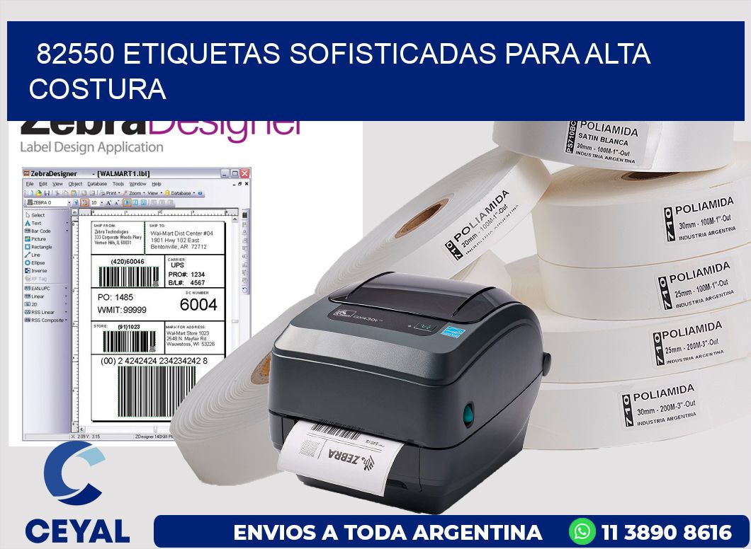 82550 ETIQUETAS SOFISTICADAS PARA ALTA COSTURA