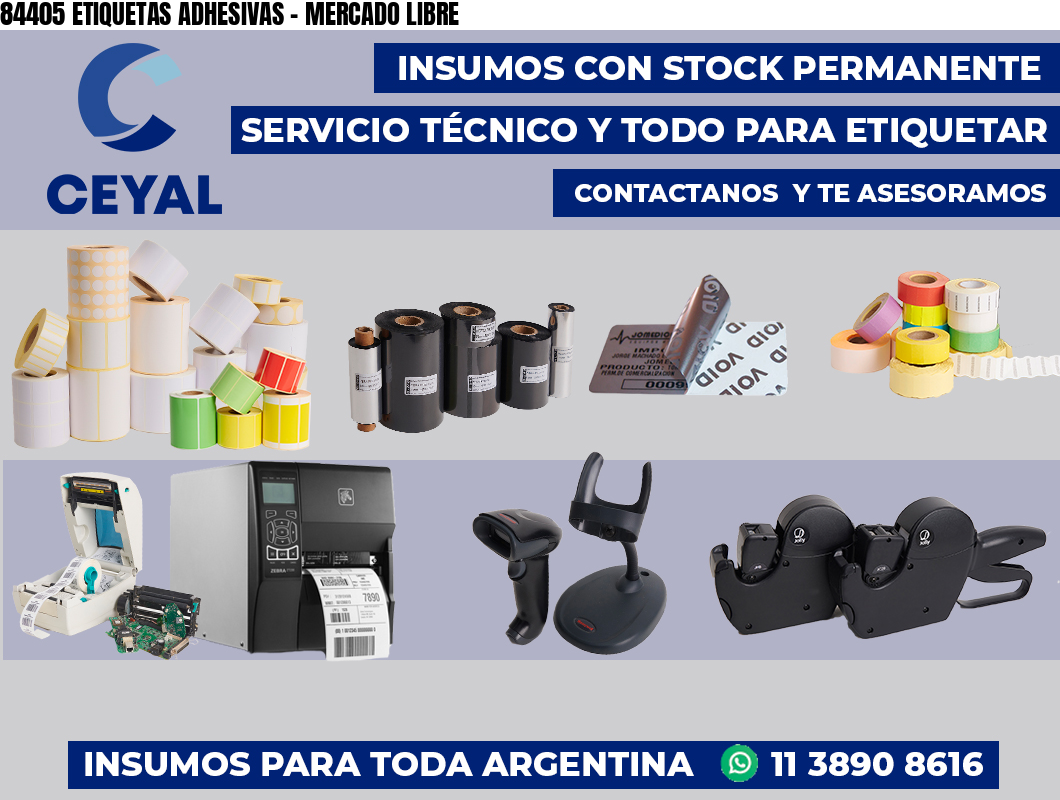 84405 ETIQUETAS ADHESIVAS - MERCADO LIBRE