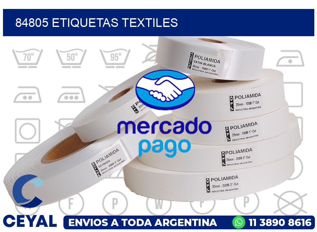 84805 ETIQUETAS TEXTILES