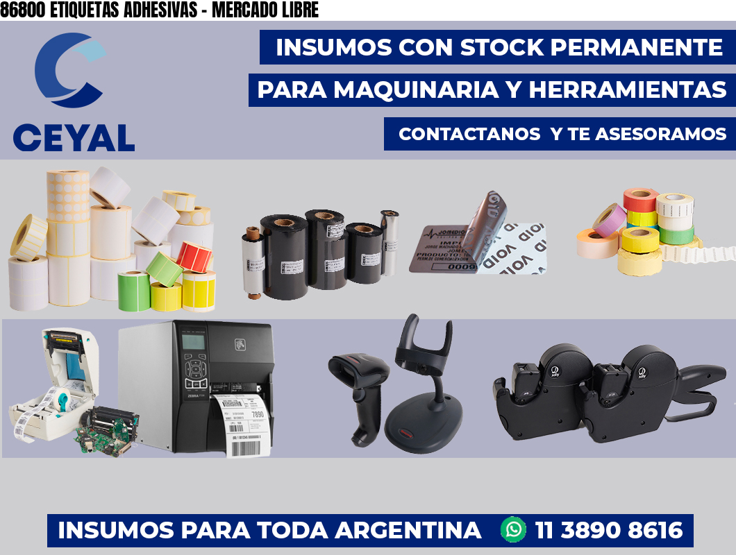 86800 ETIQUETAS ADHESIVAS - MERCADO LIBRE