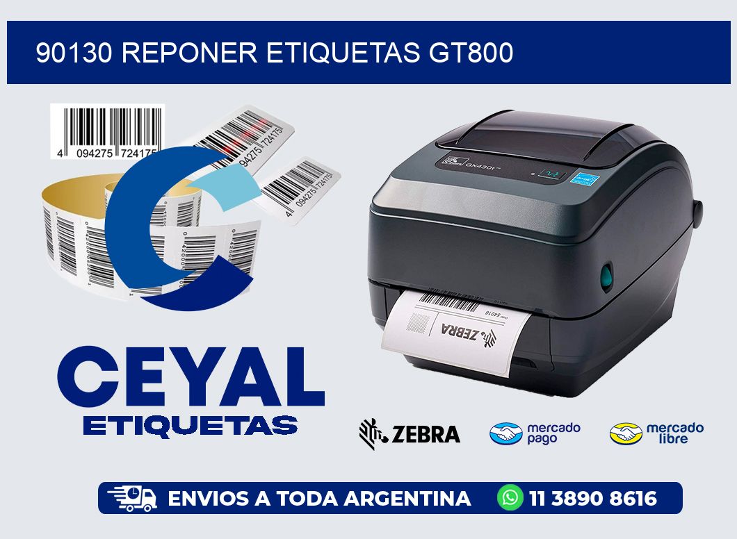 90130 REPONER ETIQUETAS GT800
