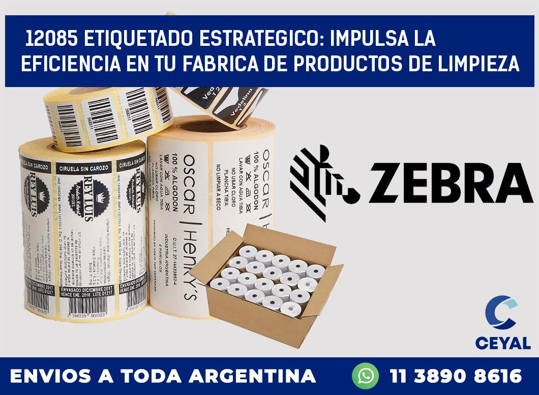 12085 ETIQUETADO ESTRATEGICO: IMPULSA LA EFICIENCIA EN TU FABRICA DE PRODUCTOS DE LIMPIEZA