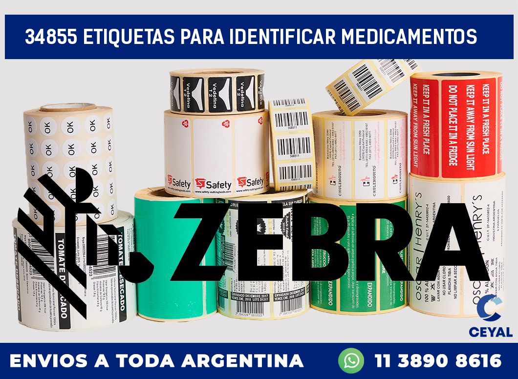 34855 ETIQUETAS PARA IDENTIFICAR MEDICAMENTOS