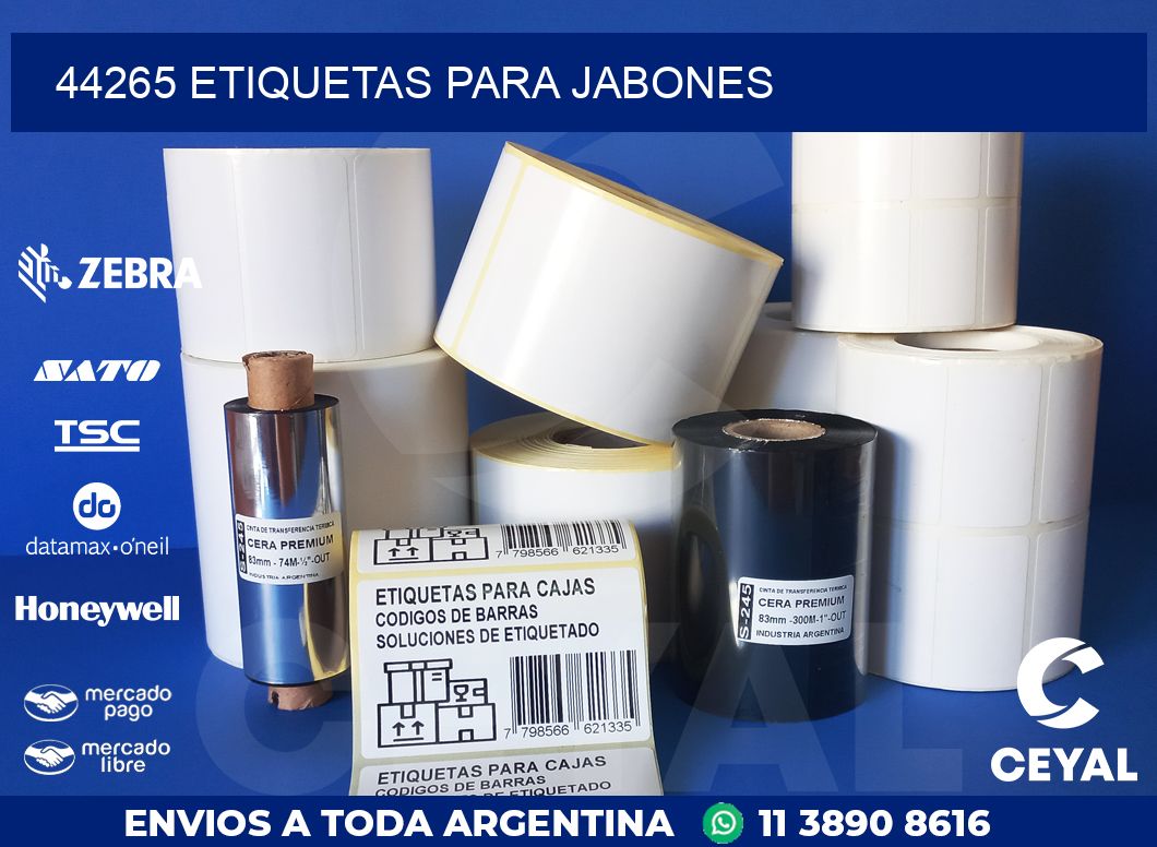 44265 ETIQUETAS PARA JABONES