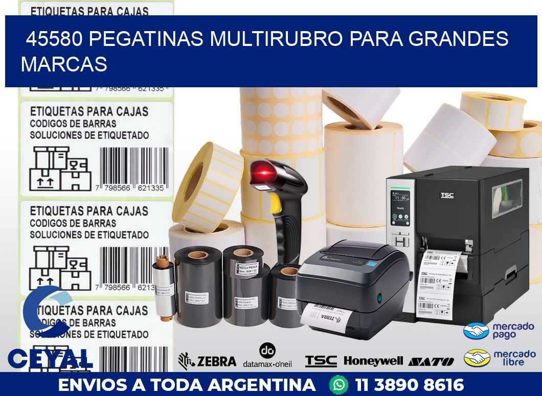 45580 PEGATINAS MULTIRUBRO PARA GRANDES MARCAS