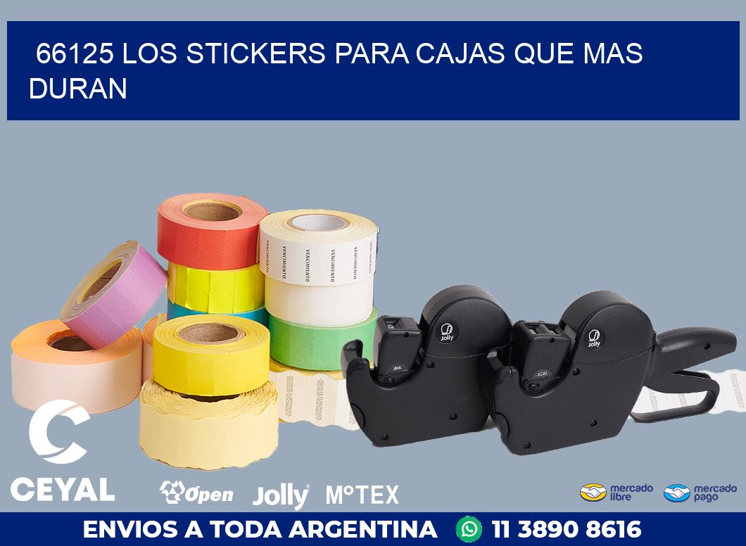 66125 LOS STICKERS PARA CAJAS QUE MAS DURAN