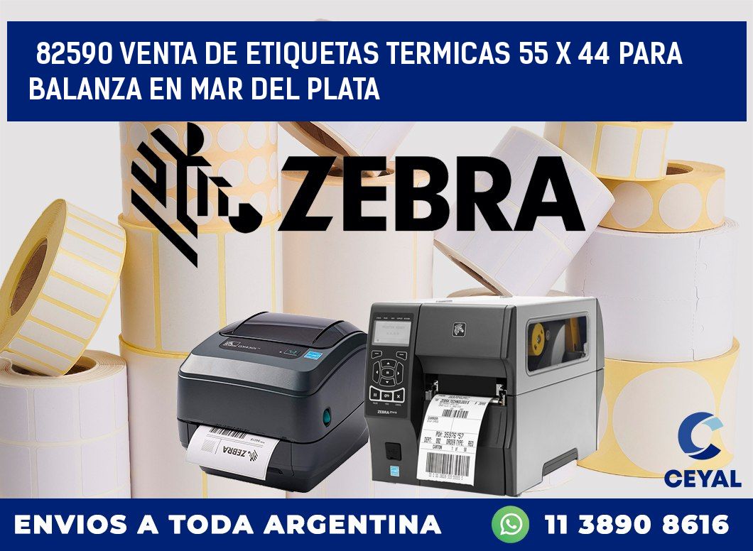 82590 VENTA DE ETIQUETAS TERMICAS 55 X 44 PARA BALANZA EN MAR DEL PLATA