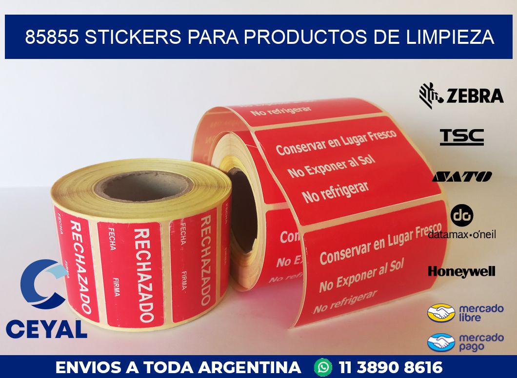 85855 STICKERS PARA PRODUCTOS DE LIMPIEZA