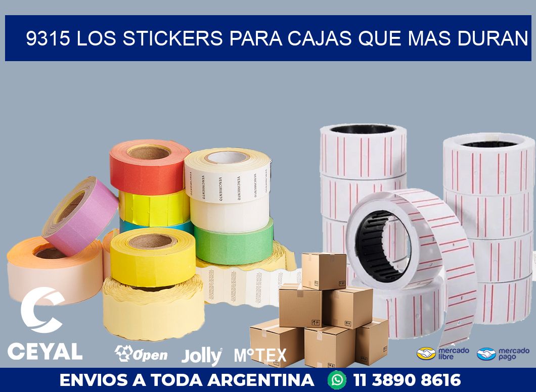 9315 LOS STICKERS PARA CAJAS QUE MAS DURAN