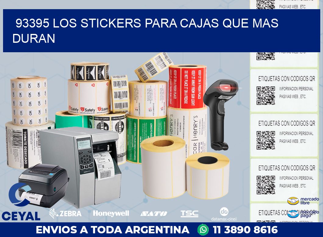 93395 LOS STICKERS PARA CAJAS QUE MAS DURAN
