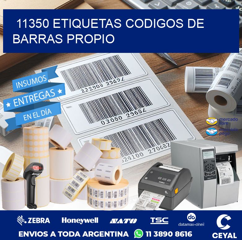 11350 ETIQUETAS CODIGOS DE BARRAS PROPIO