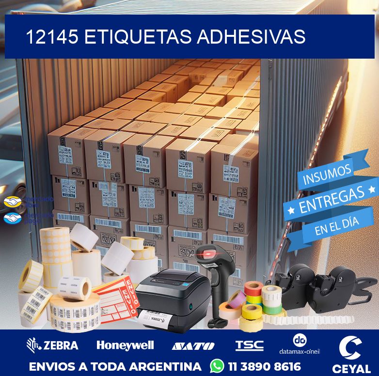 12145 ETIQUETAS ADHESIVAS