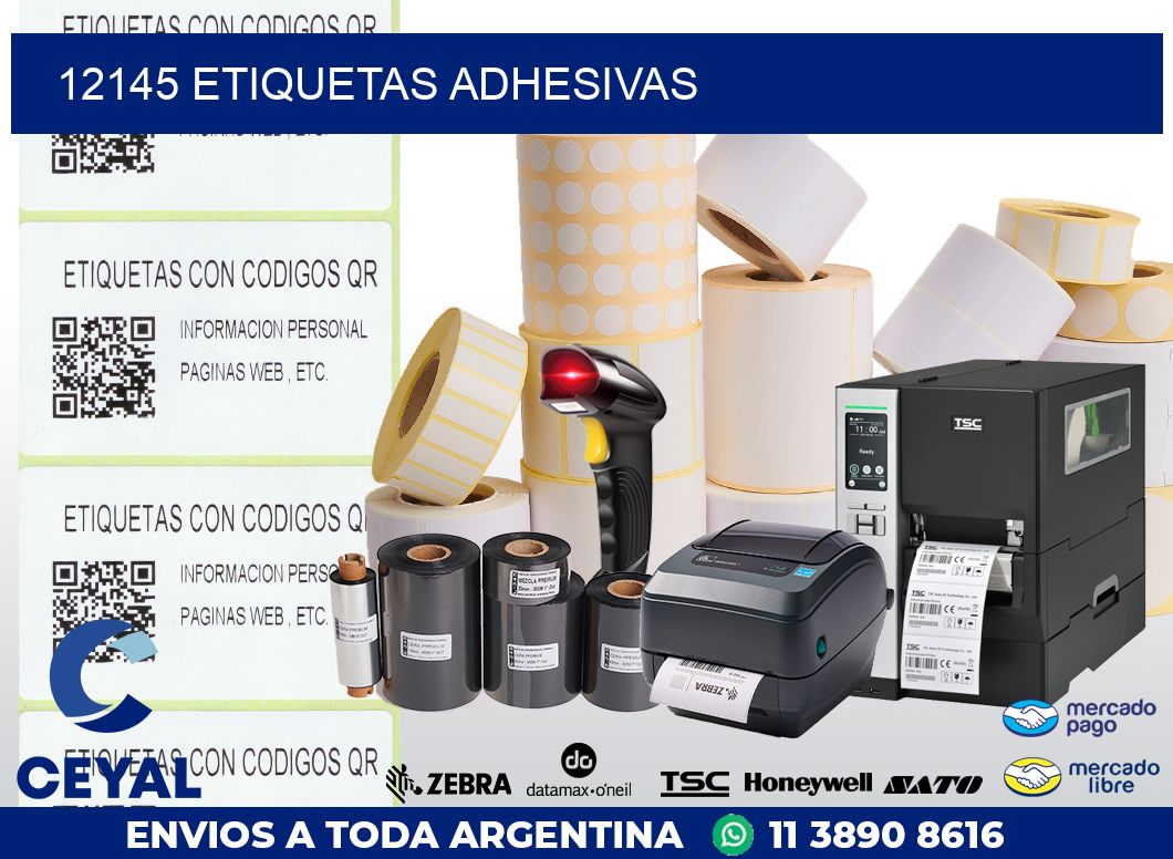 12145 ETIQUETAS ADHESIVAS