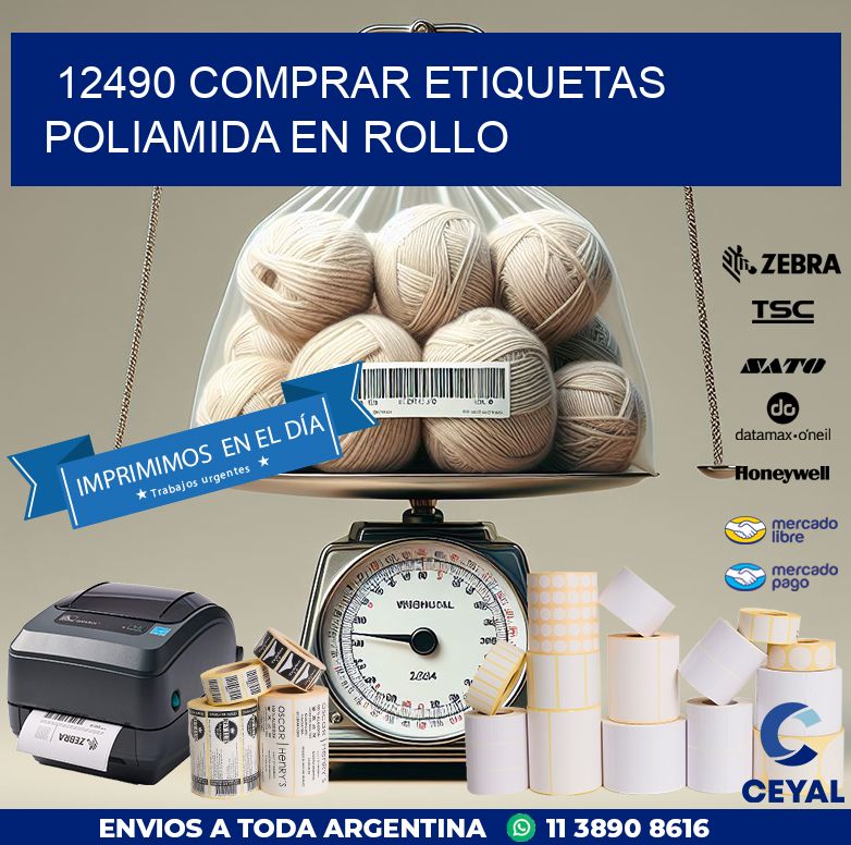 12490 COMPRAR ETIQUETAS POLIAMIDA EN ROLLO