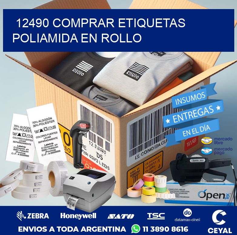 12490 COMPRAR ETIQUETAS POLIAMIDA EN ROLLO