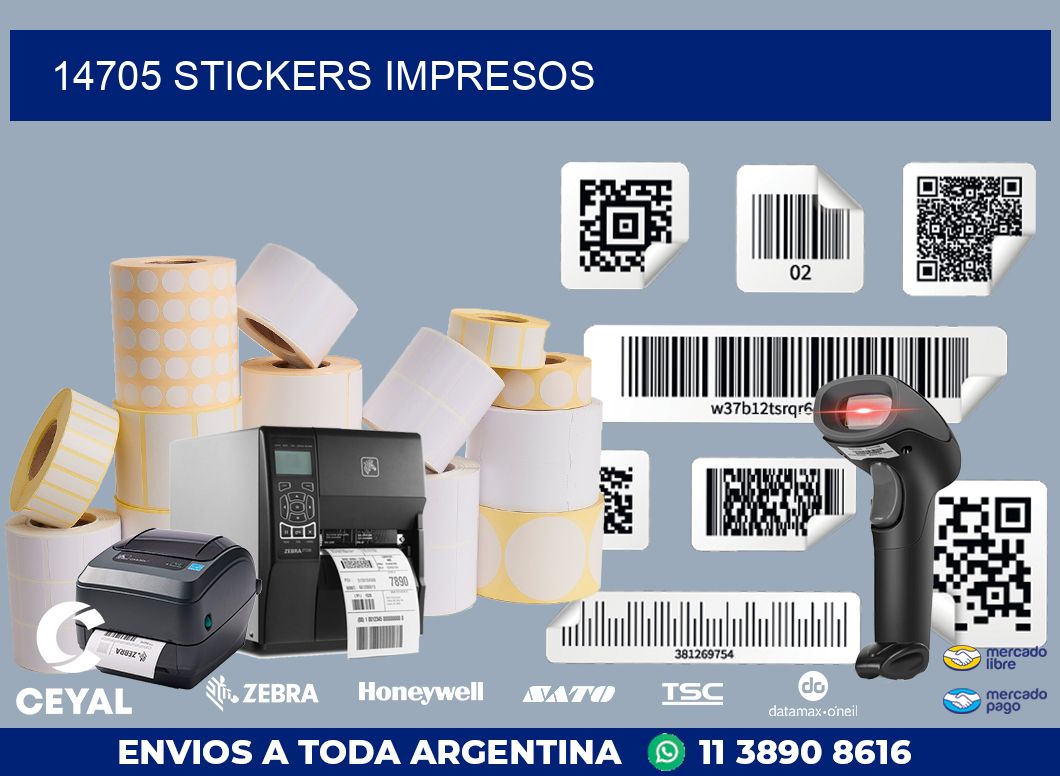 14705 STICKERS IMPRESOS