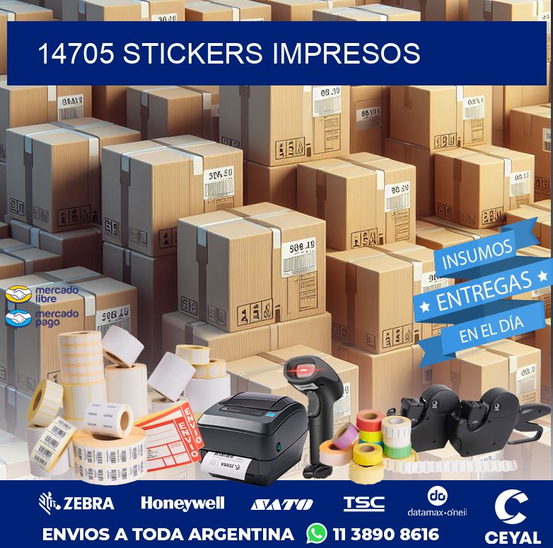 14705 STICKERS IMPRESOS