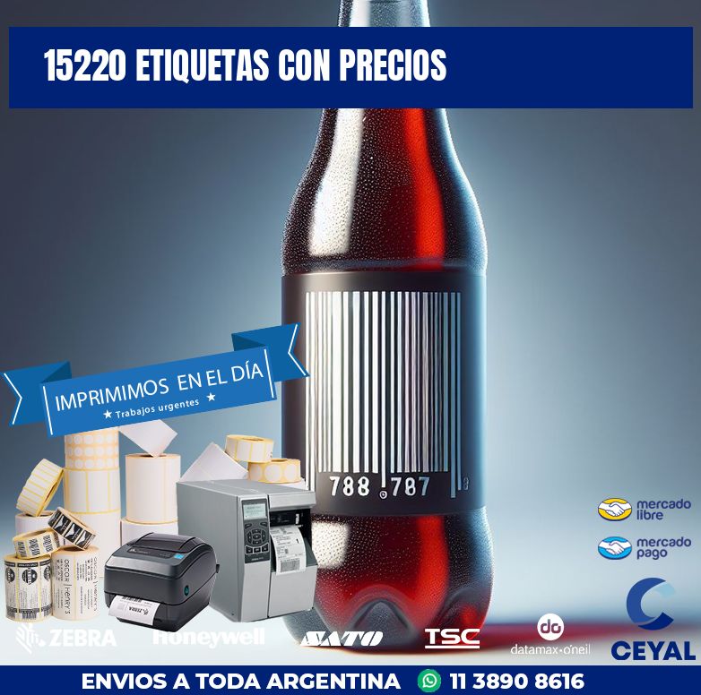 15220 ETIQUETAS CON PRECIOS