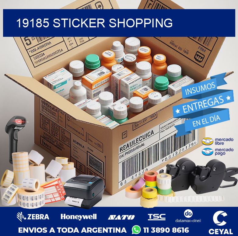 19185 STICKER SHOPPING