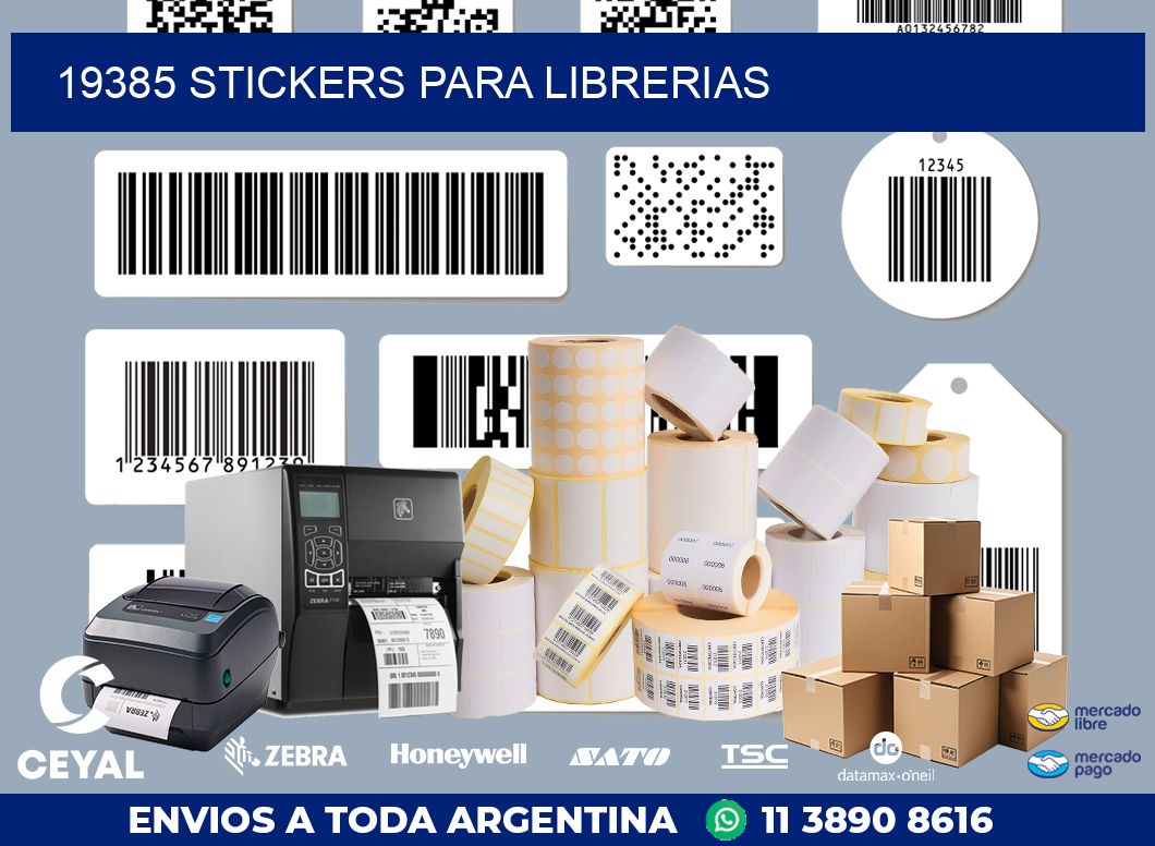 19385 STICKERS PARA LIBRERIAS