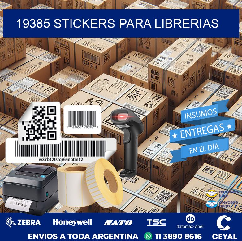 19385 STICKERS PARA LIBRERIAS