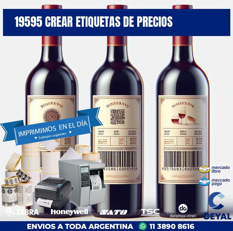 19595 CREAR ETIQUETAS DE PRECIOS